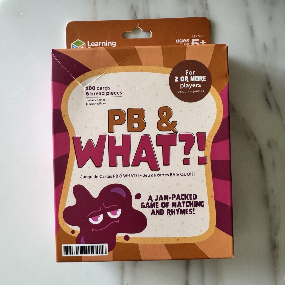 PB & What?! - Learn to Read Rhyming Games for Kids, Literacy Phonics Game ~ LR